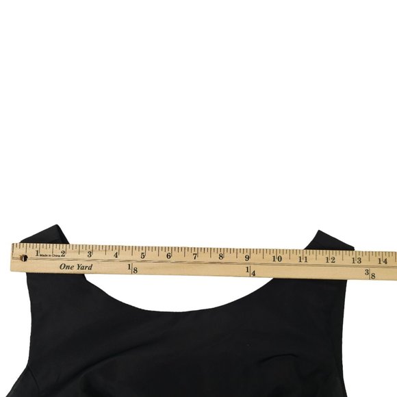 Alfred Sung Silk Boatneck Sheath Dress Womens 8 Amelia Black Cocktail Evening - Picture 4 of 16